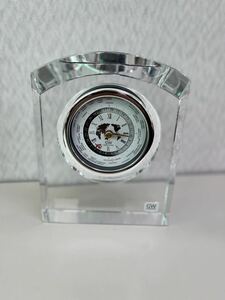 NARUMI　ナルミ　グラスワークス カーヴ 世界時計 GW1000-11065　　置き時計　　クリスタルガラス