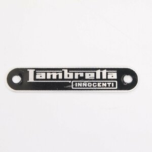 Badge Lambretta INNOCENTI for Lambretta ランブレッタ シートバッジ casa Lambretta シート リプロ品