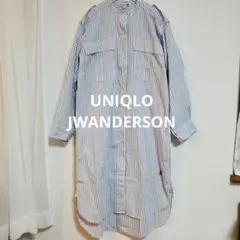 UNIQLO JWANDERSON ストライプ ロングシャツ ワンピース 長袖