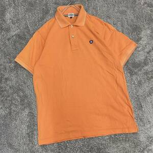 J.PRESS ジェイプレス ポロシャツ 半袖シャツ サイズM オレンジ メンズ トップス 最落なし （J20）