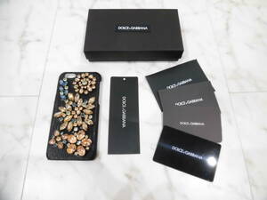 【美品】 正規品 DOLCE＆GABBANA iPhone 6 6s ケース 定価67,000円＋税 ドルチェ＆ガッバーナ iPhone6 ihone6s 対応 ケース ドルガバ D&G