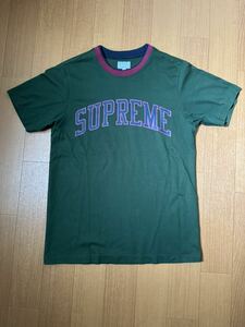 Supreme アーチロゴTシャツ　緑