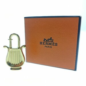 HERMES エルメス ハープモチーフ カデナチャーム 1996年限定 ANNEE DE LA MUSIQUE ゴールド メンズ レディース ブランド 小物 中古