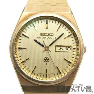 20596 SEIKO【セイコー】グランドクォーツ 9943-8000 クォーツ 腕時計 ウォッチ デイデイト ステンレス GP メンズ【中古】USED-B