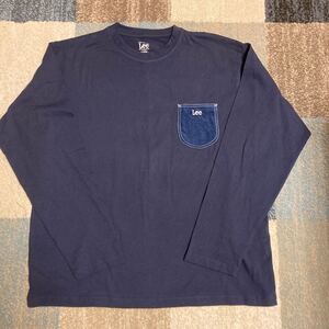 Lee XL ロングTシャツ　メンズ　ロンT カットソー