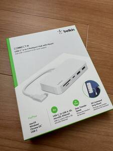 ☆Belkin iMac専用 USB-Cハブ 6-in-1 INC011btWH 開封済未使用品！