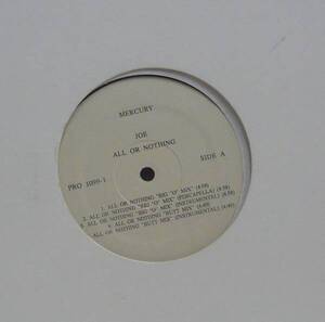 『12”』JOE/ALL OR NOTHING/LP 5枚以上で送料無料/C