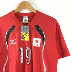 未使用品【2006年】世界バレーボール 希少 限定 オフィシャル Tシャツ M ミズノ ユニフォーム 火の鳥nippon 全日本女子 ビンテージ 00s Y2K