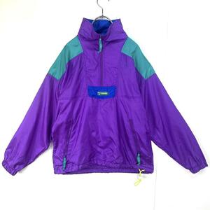 90s Columbia コロンビア ナイロンジャケット アノラック パープル