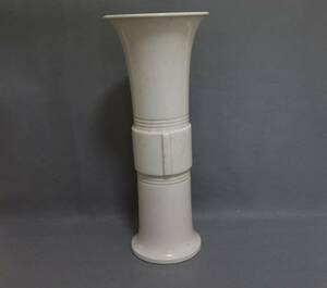 中国美術 白磁 花瓶 高38cm 唐物 徳化窯 花器花入 無傷 華道具