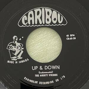 THE MIGHTY VIKINGS - UP & DOWN / SKA 65 (CARIBOU)