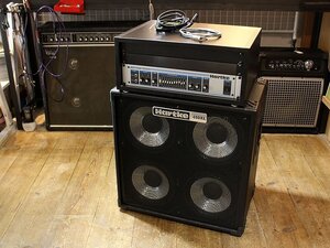 HARTKE HA2500＆410XL ベースアンプヘッド＆キャビネット ラック付き 180W/250W 10バンドEQ 10インチウーハーを4基搭載 動作確認済み