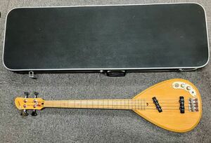 FERNANDES YB-75 NAT 琵琶ベース 矢沢永吉モデル フェルナンデス 4弦 エレキベース 中古品 ハードケース付　【一部地域除いて送料無料】