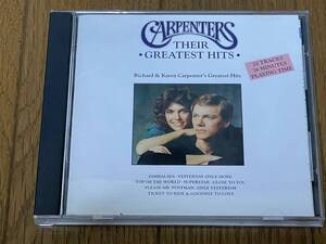 【旧規格CD】カーペンターズ：ゼア・グレイテスト・ヒッツ Carpenters: Their Greatest Hits POCM-1520