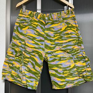 EVISU エヴィス タイガーカモ カモメ カーゴパンツ ショートパンツ マルチカモ カモフラ size 34