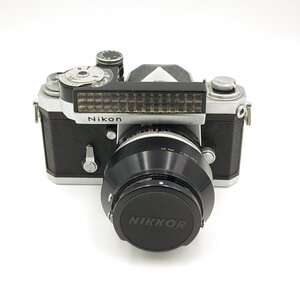 【T】ニコン F ボディ NIKKOR-S 1:1.4 f=5.8cm 一眼レフ フイルムカメラ