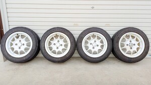 ★ENKEI エンケイ スポーツ IRS RC Type-T 13インチ 5.5J +38 PCD100 4H★NANKANG NS-2R 155/65R13★軽量アルミホイール 4本セット★