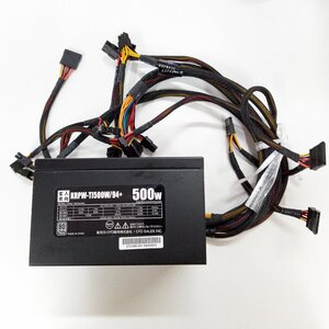 玄人志向 500W 電源ユニット KRPW-TI500W/94+ 80PLUS TITANIUM ◆ 中古品 ◆ I01091き2.6