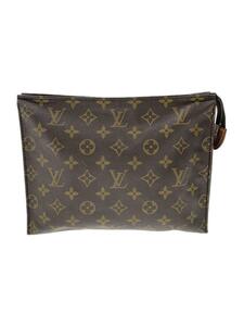 LOUIS VUITTON◆ポッシュ・トワレット15_モノグラム・キャンバス_BRW/PVC/BRW/総柄