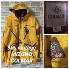 ビンテージ　90s MIZUNO COLMAR メンズL プルオーバー　フーディ