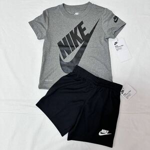 新品　NIKE ナイキ　ドライフィット　Tシャツ　ハーフ　パンツ　セットアップ　100 98〜104 3歳〜4歳