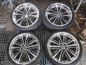 送料無料★クレンツェ アクエルド 21×9j 10.5j 5穴-112 8分山 245/35R21 285/30R21 21インチ★33961