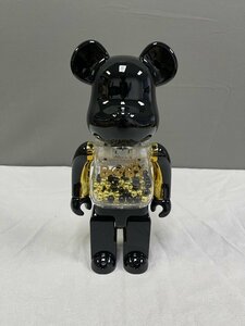 BE@RBRICK 400％ メディコムトイ MEDICOM TOY BLACK & GOLD ベアブリック 中古 TN 1