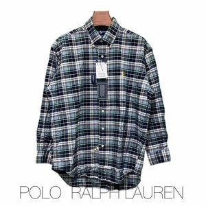 POLO, RALPH LAUREN, ポロ, ラルフローレン, 長袖 チェック ,シャツ ,古着 ,Lサイズ