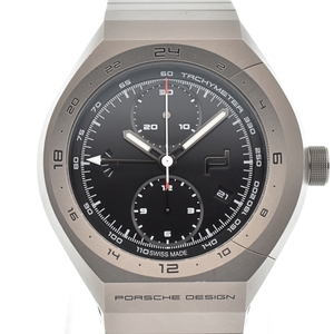 ポルシェデザイン Porsche Design 6030.6.02.001 モノブロック アクチュエーター GMT 自動巻き メンズ 良品 M#134558