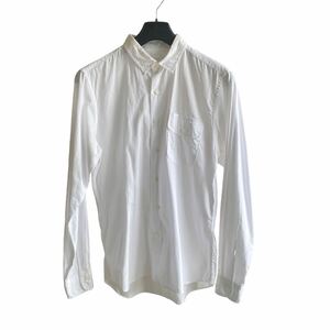 nanamica ナナミカ 長袖シャツ size M 白 ホワイト オックスフォードシャツ