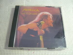 CD２枚組☆METALLICA/USE IT OR LOSE IT☆中古