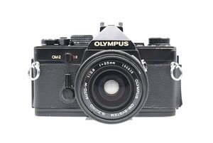 OLYMPUS オリンパス OM-2 + G.ZUIKO AUTO-W 35mm F2.8 一眼レフ フィルムカメラ 現状品 20810050