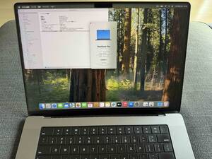 [美品] MacBook Pro 16インチ 2021 M1 Max 64GB 1TB SSD US配列キーボード