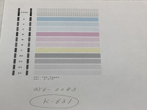 No.K631プリンターヘッド ジャンク QY6-0083 CANON キャノン 対応機種：MG6330/MG6530/MG6730/MG7130/MG7530/MG7730/iP8730