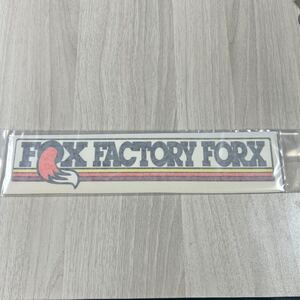 ★FOX factory＊フロントフォークデカール★ シール 横長