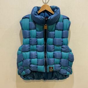 KAPITAL キャピタル EK-788 KEEL DOWN VEST ナイロンキールウィービングダウンベスト ブルー 697200