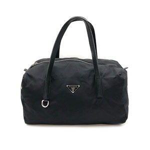 プラダ PRADA トートバッグ ナイロン 軽量 シンプル ブラック 黒 送料無料 h0305w01188 中古 古着 ブランド古着DB