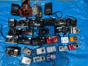 【中古品】カメラ大量まとめ売り フィルムカメラ Canon ヤシカ LUMIX 【ジャンク】