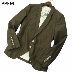 PPFM ペイトンプレイス 通年 総裏 銀ボタン★ スリム テーラード ジャケット ブレザー Sz.S　メンズ　A4T03030_3#O