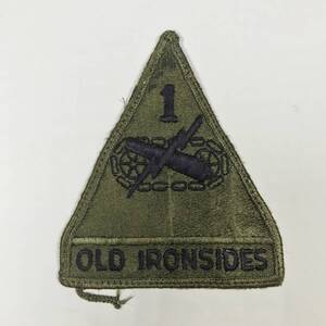 米軍実物 第1騎兵師団 ワッペン パッチ OD ベルクロなし 縫い付け用 U.S.Army 1st Cavalry Division アメリカ陸軍