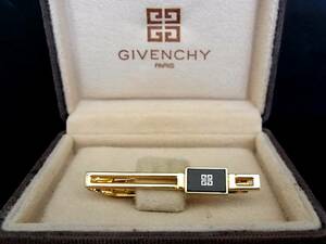 ◎№5437◎■美品■ジバンシイ「ロゴ柄」【GIVENCHY】 【ゴールド】■ネクタイ ピン♪