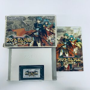 1円出品 GBA ゲームボーイアドバンス ファイアーエムブレム 聖魔の光石 ソフト 箱説付 起動確認済