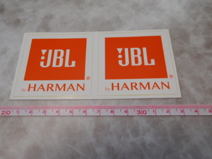 希少レア☆彡新品在庫品・JBL・ジェイビーエル・ハーマン・byHARMAN・シートステッカー（1枚：6㎝）・スピーカーメーカー