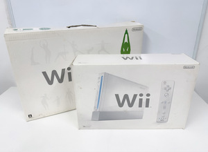 100円～★任天堂 ニンテンドー wii 本体セット RVL-001 バランスWiiボード RVL-021 箱入り 【初期化/動作確認済】