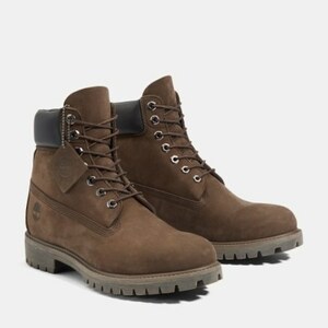 TE/【Timberland(ティンバーランド) 】6インチ プレミアム ウォータープルーフ ブーツ - ブラウン 9.5(27.5cm)