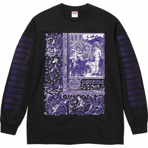 【新品未使用】 24SS 新品 SUPREME シュプリーム SAINT SEBASTIAN L/S TEE Tシャツ カットソー セイントセバスチャン BLACK M ブラック 黒