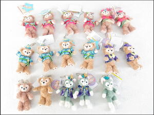 ■061101-097■未使用/タグ付■Duffy/ダッフィー■シェリーメイ■ジェラトーニ■ぬいぐるみ■キーホルダー■ストラップ■計17点■