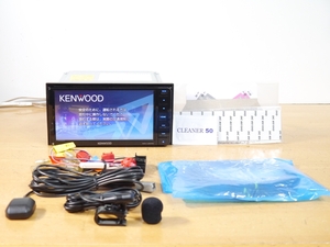 【0624】 MDV-L504W 2024年最新地図 未使用アンテナ付 メモリーナビ Bluetooth/フルセグ/DVD/SD/USB/録音 KENWOODケンウッド