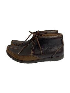 Clarks◆ブーツ/UK7/ブラウン/レザー/075500690