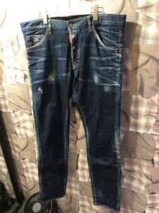 DSQUARED2 ディースクエアード クールガイジーンズ デニムパンツ S74LB0504 S30342 サイズ54 インディゴ　FK